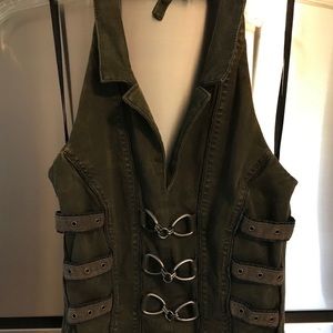 Dark Green Halter top